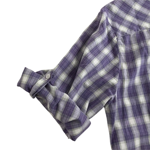 Carhartt for Women Plaid Tartan Blouse Button Up Shirt Top - Picture 5 of 12